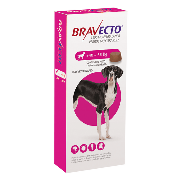 Bravecto Antipulgas para perros 40 - 56 kg