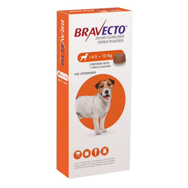 Bravecto Antipulgas para perros 4.5 - 10 kg