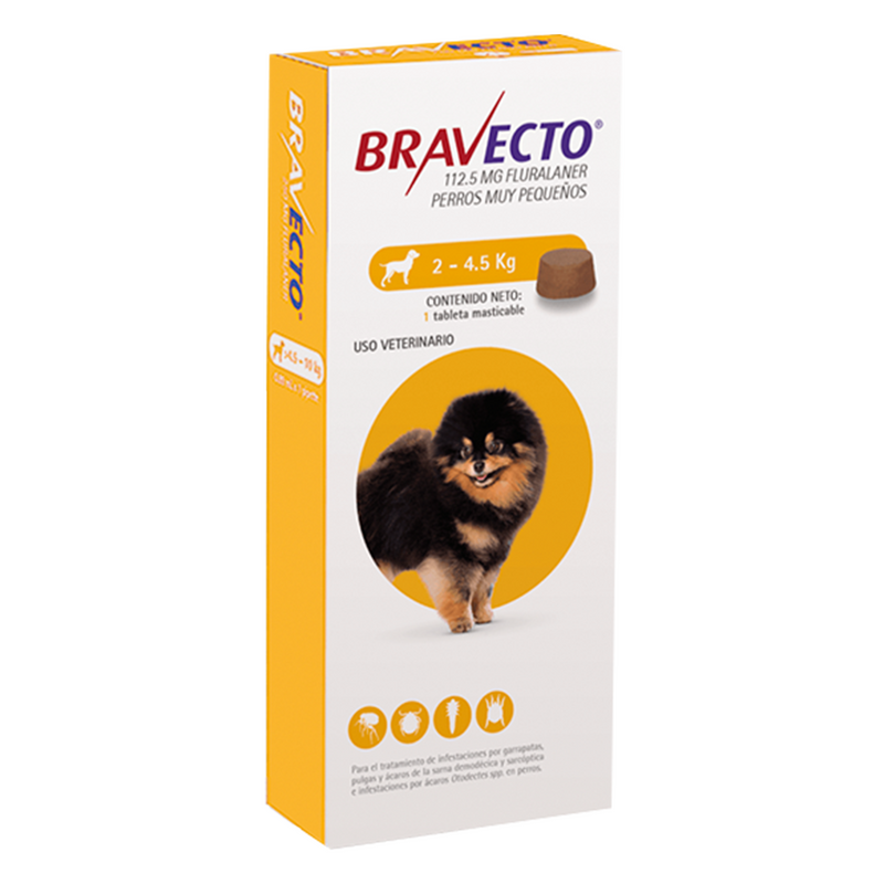 Bravecto Antipulgas para perros 2 - 4.5 kg